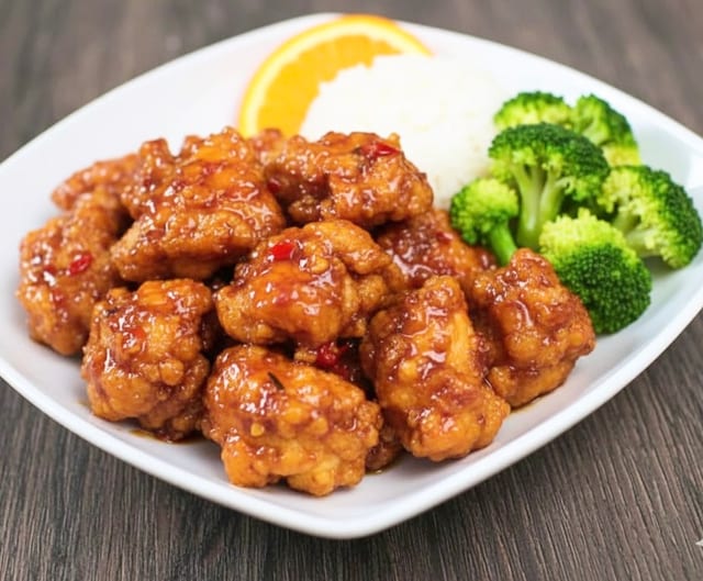 Sweet Chili Crispy Chicken.