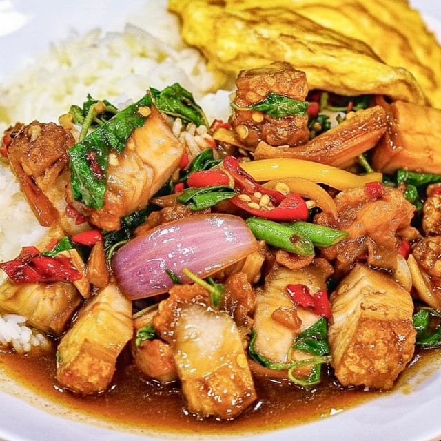 Crispy Pork Curry.